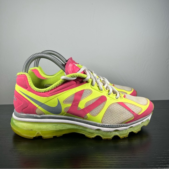 Nike Shoes - Nike Air Max 2012 Pink Yellow Shoes Women's Size 7